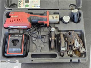 RIDGID RP 241 Press Tool Kit for Copper w/ Case Charger Battery